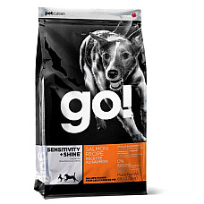 Корм GO! SENSITIVITY + SHINE Для щенков и собак со свежим лососем и овсянкой 2,72кг