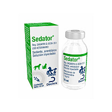 Раствор для инъекций Dechra Sedator Седатор 0,1% седативный и анельгезирующий, 10 мл