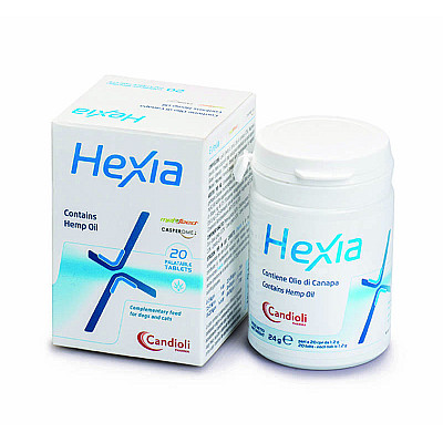 Таблетки Candioli Hexia Гексия обезболивающие для собак и кошек, 20 таб
