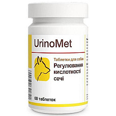 Таблетки Dolfos UrinoMet УриноМет для регулирования кислотности мочи у собак, 60 таб