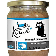 Консерва КОТиК мясные деликатесы с мясом ягненка 500г