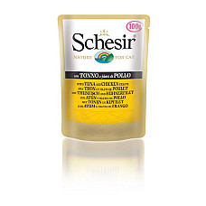 Schesir Cat с тунцом и куриным филе (100 гр)