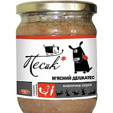 Консерва ПЕСиК мясные деликатесы с курицей и морковью 500г