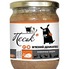 Консерва ПЕСиК мясные деликатесы с мясом и овощами 500г
