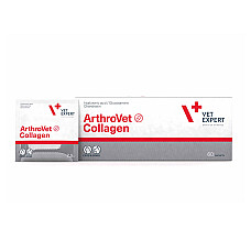 Пищевая добавка VetExpert ArthroVet Collagen АртроВет Коллаген для поддержки и защиты суставов для собак и кошек, 60 пак