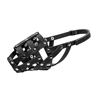 Намордник м'который "CoLLaR" №2 (доберман, овчарка сука, далматин) черный