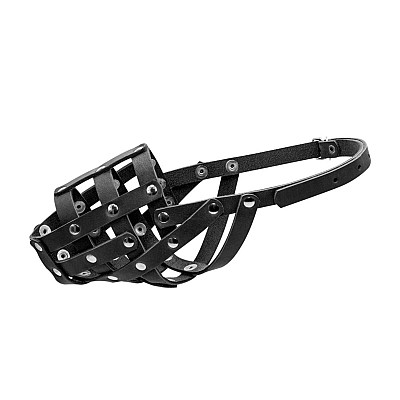 Намордник м'который "CoLLaR" №2 (доберман, овчарка сука, далматин) черный