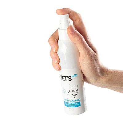 Средство для устранения пятен и запаха мочи кошек "СТОП-ЗАПАХ", PET'S LAB, 150мл