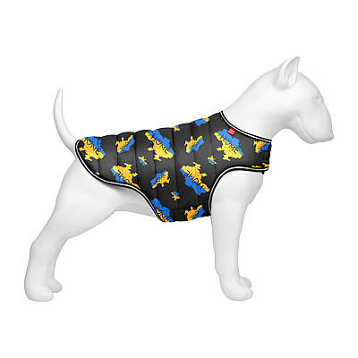 Куртка-накидка для собак WAUDOG Clothes, рисунок "Дом", L, А 41 см, B 58-70 см, С 42-52 см