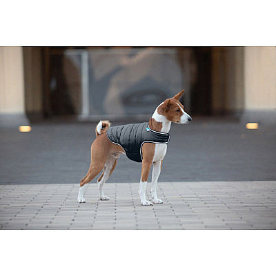 Куртка-накидка для собак AiryVest, XL, B 68-80 см, С 42-52 см черный