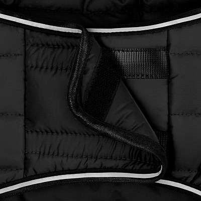Куртка-накидка для собак AiryVest, XL, B 68-80 см, С 42-52 см черный