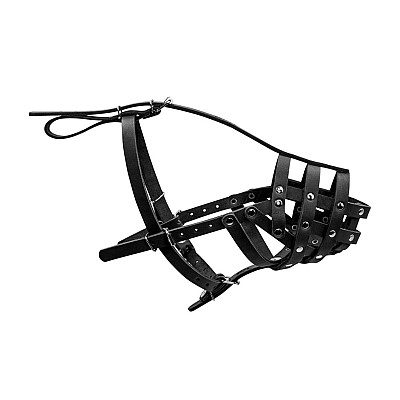 Намордник жесткий "CoLLaR" (боксёр малый) черный
