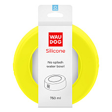 Миска-непроливайка WAUDOG Silicone, 750 мл желтый