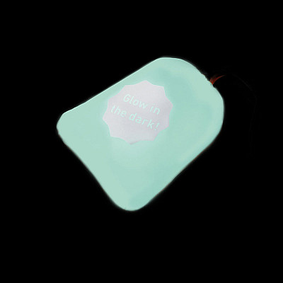 Курточка для собак AiryVest Lumi двухсторонняя, светящаяся в темноте, размер M 50, салатово-оранжевая.