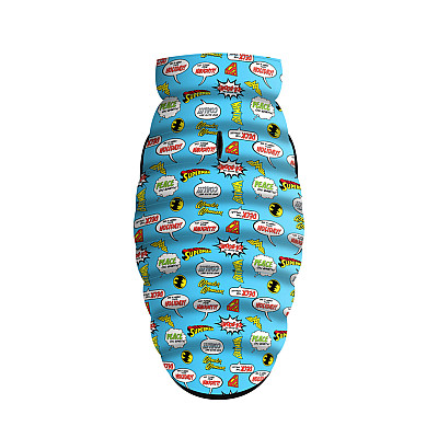 Курточка для собак WAUDOG Clothes з малюнком "Ліга Справедливості", XS25, В 37-40 см, С 24-27 см