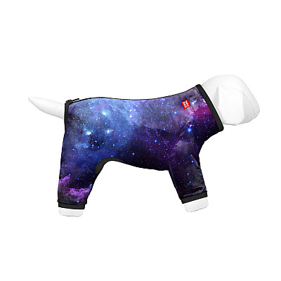 Ветровка для собак WAUDOG Clothes, рисунок «NASA21», S30, В 57-59 см, С 44-46 см
