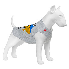 Майка для собак WAUDOG Clothes малюнок "Дім", M45, B 64-70 см, С 35-40 см