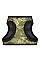 Шлей для собак мягкая WAUDOG Clothes с QR паспортом, "Милитари", S1, В 40-45 см, С 29-31 см