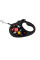 Поводок-рулетка для собак WAUDOG R-leash, рисунок "NASA", XS, до 12 кг, 3 м, светоотражающая лента черный