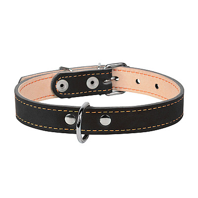 Ошейник "CoLLaR" двойной (ширина 20мм, длина 32-40см) черный