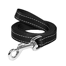 Поводок "Dog Extreme" из нейлона (ширина 14мм, длина 200см), черный