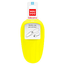 Поилка-насадка на бутылку WAUDOG Silicone, 165х90 мм желтый