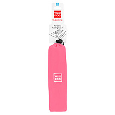 Миска складная WAUDOG Silicone,385х230х50 мм розовый