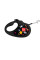 Поводок-рулетка для собак WAUDOG R-leash, рисунок "NASA", S, до 15 кг, 5 м, светоотражающая лента черный