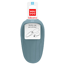 Поилка-насадка на бутылку WAUDOG Silicone, 165х90 мм серый