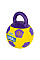 Игрушка для собак Мяч футбольный с ручкой GiGwi Ball, резина, 26 см