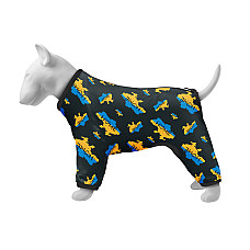 Ветровка для собак WAUDOG Clothes ,рисунок "Дом", S32, В 47-50 см, С 35-38 см