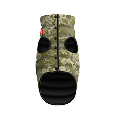 Курточка для собак WAUDOG Clothes, малюнок "Мілітарі", M47, В 69-73 см, С 41-45 см
