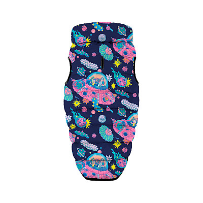 Курточка для собак WAUDOG Clothes рисунок "Год и Морти 1", M50, В 76-79 см, С 55-61 см