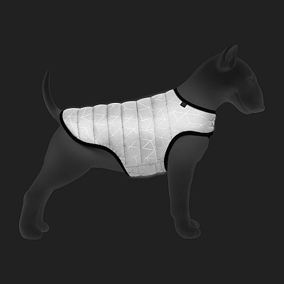 Куртка-накидка для собак WAUDOG Clothes светоотражающая, XL, А 47 см, B 68-80 см, С 42-52 см