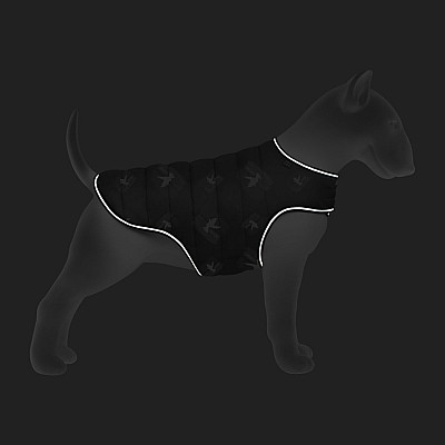 Куртка-накидка для собак WAUDOG Clothes, рисунок "Знамя", L, А 41 см, B 58-70 см, С 42-52 см