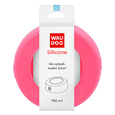 Миска-непроливайка WAUDOG Silicone, 750 мл розовый