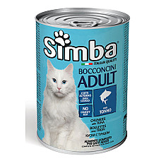 Влажный корм для кошек Simba Cat Wet тунец, 415 г