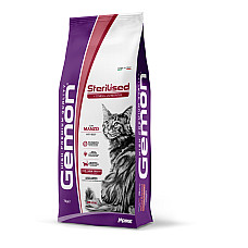Сухой корм для кошек Gemon Cat Sterilised с говядиной, 7 кг