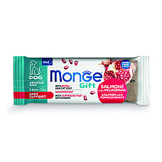 Лакомство для собак Monge Gift Dog Skin Support лосось с гранатом, 120 г