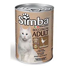 Влажный корм для кошек Simba Cat Wet дичь, 415 г