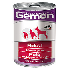 Влажный корм для собак Gemon Dog Wet Adult с говяжьим рубцом, 400 г