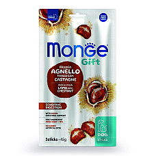 Лакомство для собак Monge Gift Dog Sensitive Digestion ягненок с каштанами, 45 г