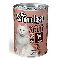 Влажный корм для кошек Simba Cat Wet ягненок, 415 г