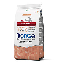 Сухой корм для собак Monge Dog Mini Adult лосось с рисом, 7.5 кг