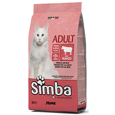 Сухой корм для кошек Simba Cat говядина, 20 кг