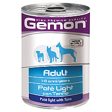 Влажный корм для собак Gemon Dog Wet Adult Light с тунцом, 400 г