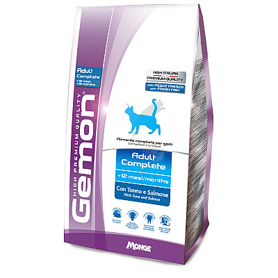 Сухий корм для котів Gemon Cat Adult тунець з лососем, 1.5 кг