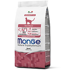 Сухой корм для кошек Monge Cat Sterilised с говядиной, 1.5 кг