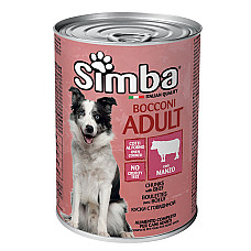 Влажный корм для собак Simba Dog Wet говядина, 415 г