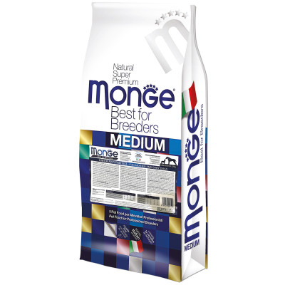 Сухий корм для собак від 10 до 80 кг Monge Dog Medium Starter, 15 кг